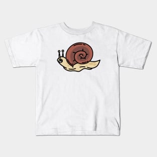 cute little snail design Kids T-Shirt